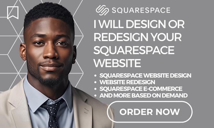 Gig Preview - Build squarespace website, squarespace website design or squarespace redesign