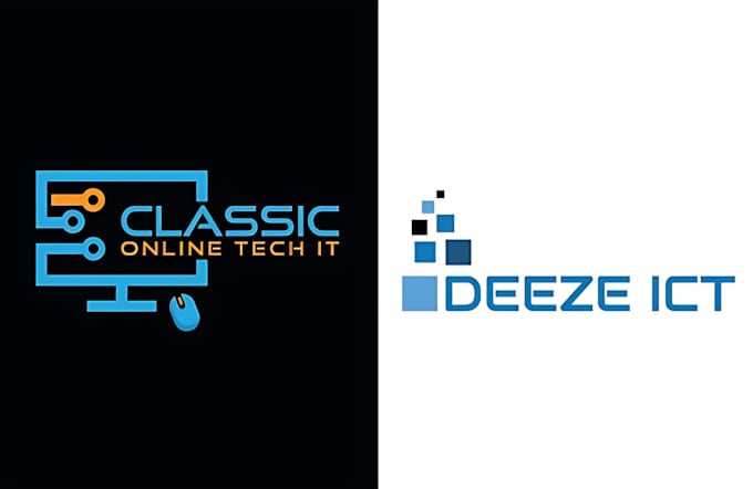 Gig Preview - Do modern tech software and technology logo or any graphics design