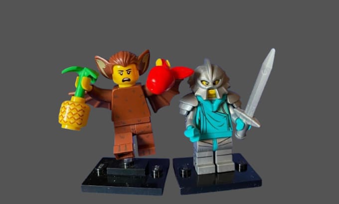 Gig Preview - Design 3d lego model minifigure, 3d lego character rendering and texture