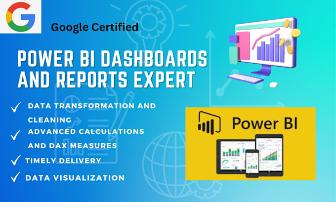 Gig Preview - Create sales analytics and KPI driven power bi reports and dashboards