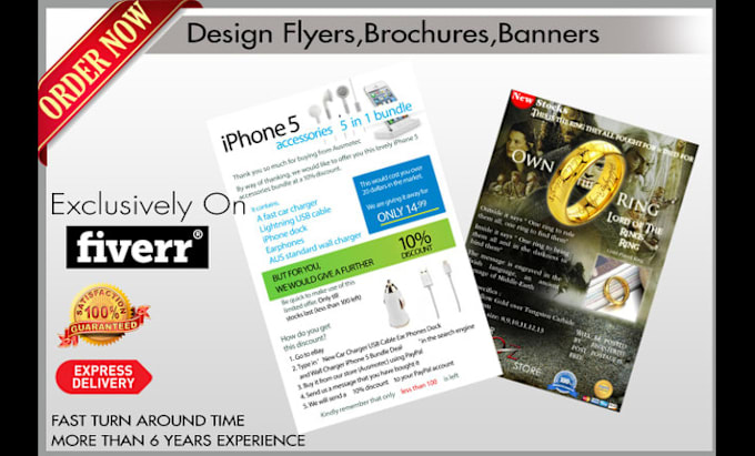 Gig Preview - Professional banner, brochure or event flyer design