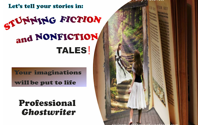 Gig Preview - Ghostwrite your stunning fiction and nonfiction stories or novels