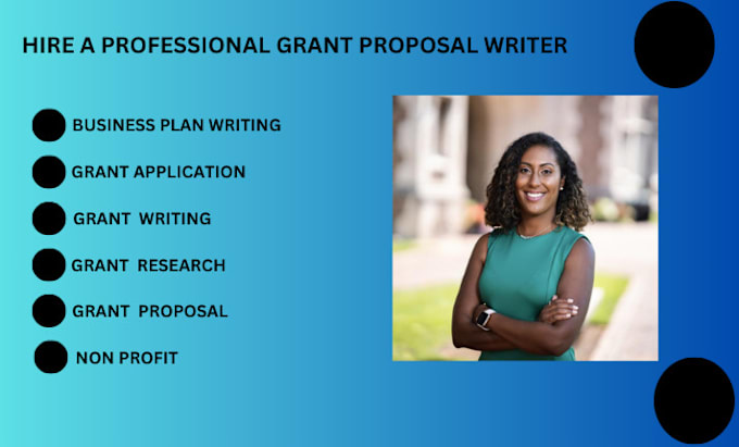 Gig Preview - Grant research writing, grant proposal writing, grant application, non profit