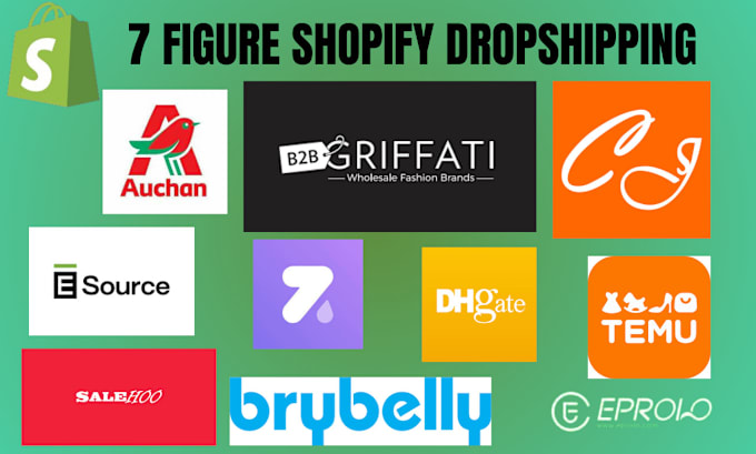 Gig Preview - Create 7 figure shopify dropshippng store via shein doba supliful dser bigbuy