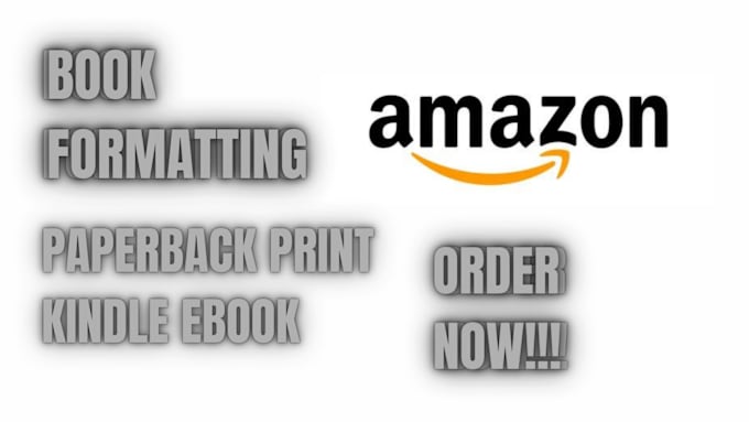 Gig Preview - Book formatting for amazon kdp paperback and kindle