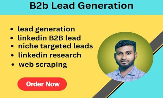 Gig Preview - Provide a b2b lead generation email list for any industry