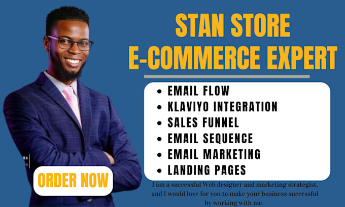 Gig Preview - Setup stan store and systeme io, landing pages, funnels, email flows or sequence