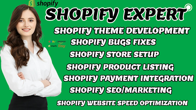 Gig Preview - Shopify store design, dropshipping manager, marketing or google ads campaign