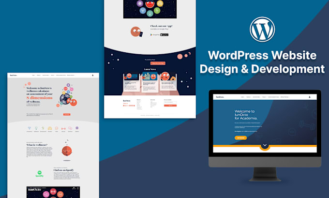 Gig Preview - Wordpress website design and development