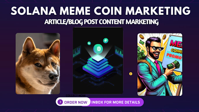 Gig Preview - Do solana meme coin content marketing write and publish on crypto forums