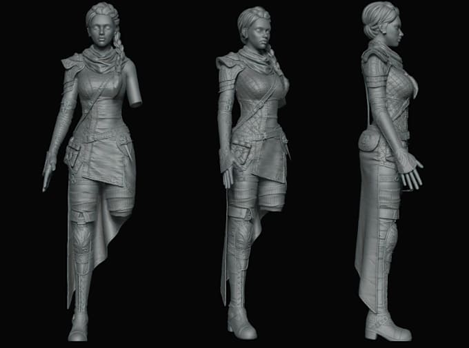 Gig Preview - Model 3d character modeling for games or animation