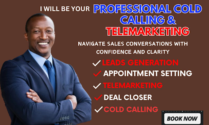 Gig Preview - Do telemarketing, appointment setting, cold calling, sales and virtual assistant