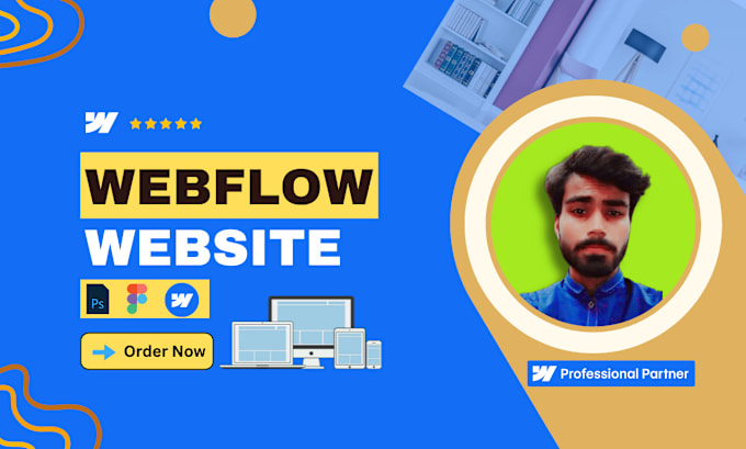 Gig Preview - Develop responsive website using webflow, figma to webflow developer