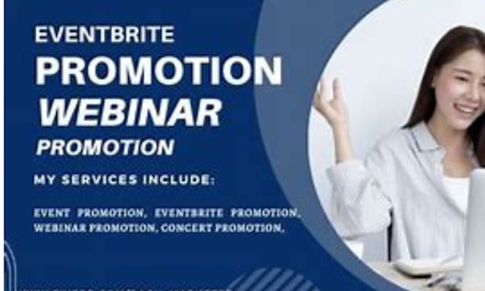 Bestseller - do event setup eventbrite promotion, webinar funnel and facebook event promotion