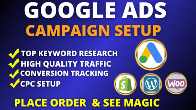 Gig Preview - Set up and manage highly profitable google ads and PPC campaigns