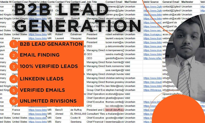 Gig Preview - Collect quality leads for your business