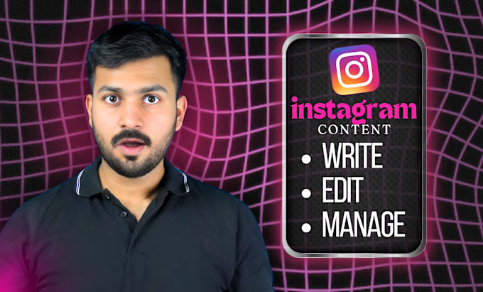 Gig Preview - Write, edit and post your instagram content