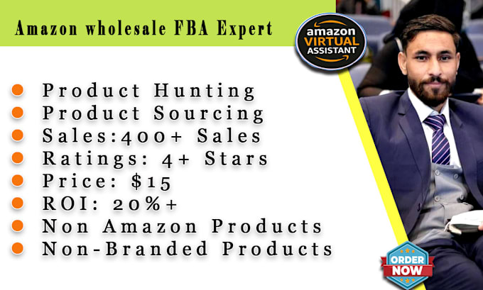 Gig Preview - Hunt amazon wholesale fba product via helium 10