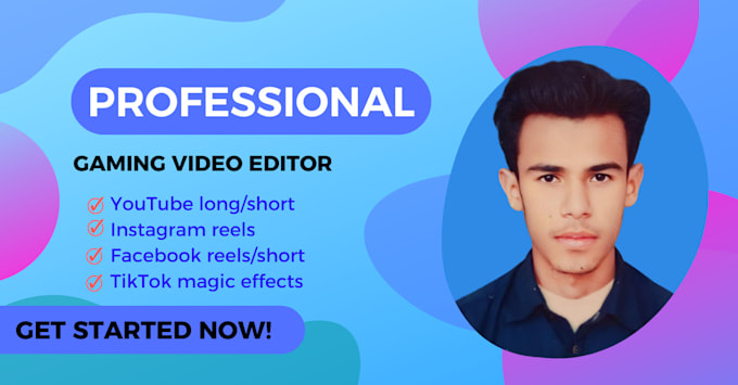 Gig Preview - Do gaming video editing professionally for youtube long or shorts