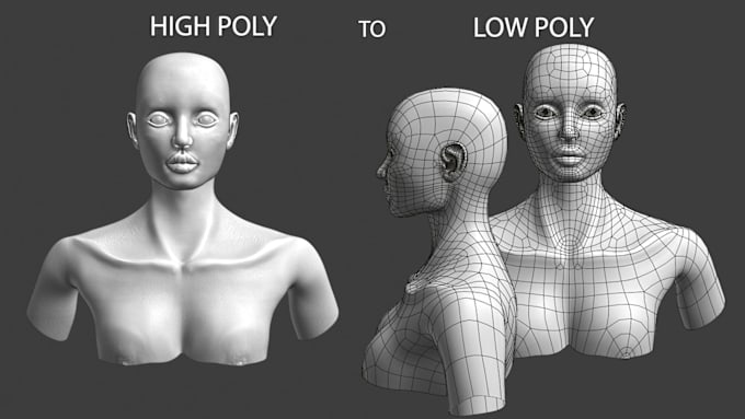 Gig Preview - Retopology and unwrap your 3d model for you