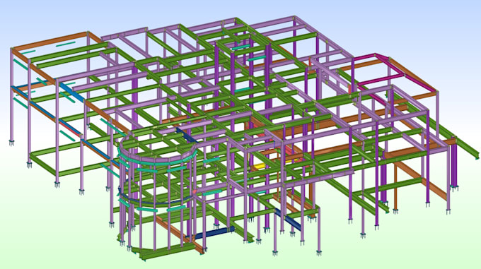 Gig Preview - Do steel detailing fabrication workshop drawings using tekla and autocad