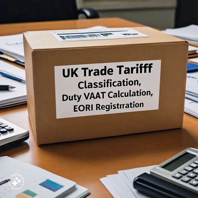 Gig Preview - Uk hs code finding duty vat calculation, UK import export license registration