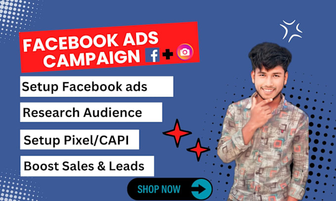 Gig Preview - Run your facebook ads and instagram ads campaign and  meta ads campaign