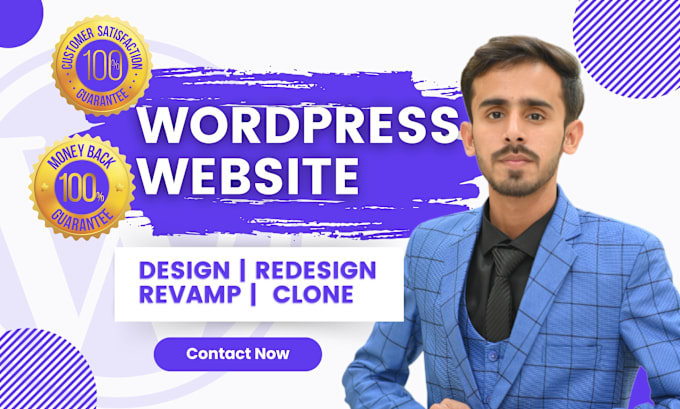 Gig Preview - Revamp, clone, design, and customize your wordpress website super fast