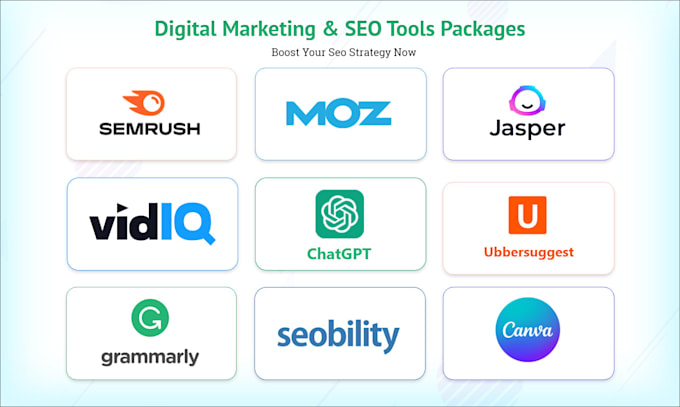 Gig Preview - Provide group buy premium SEO packages semrush, moz, ubersuggest