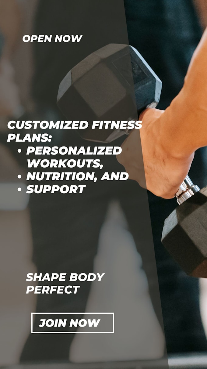 Gig Preview - Personalized fitness training weight loss muscle gain