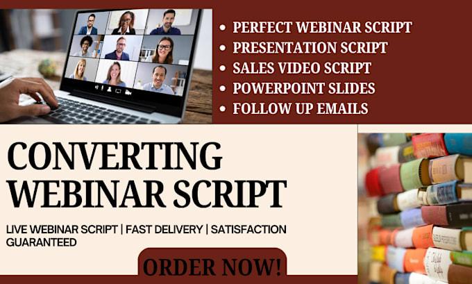 Gig Preview - Write the ultimate webinar script that converts like crazy