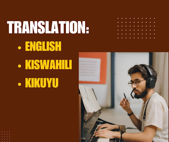 Gig Preview - Translate, transcribe, voiceover multilingual