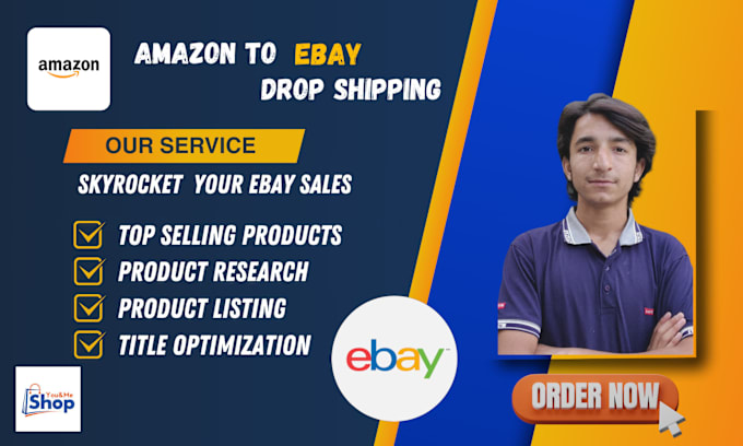 Gig Preview - Do expert amazon to ebay dropshipping for profitable sales