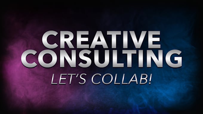 Gig Preview - Consult on your creative concept, story, or pitch