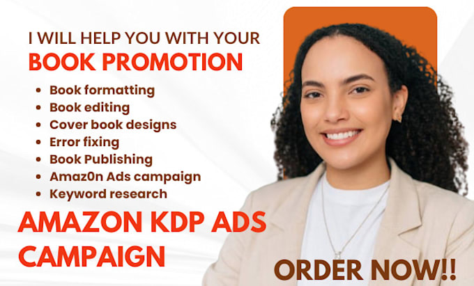 Gig Preview - Do ebook editor, book formatting, book promotion campaign using amazon kdp ads