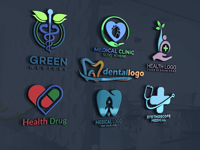 Gig Preview - Design dental mental medical healthcare nursing clinic hospital home care logo