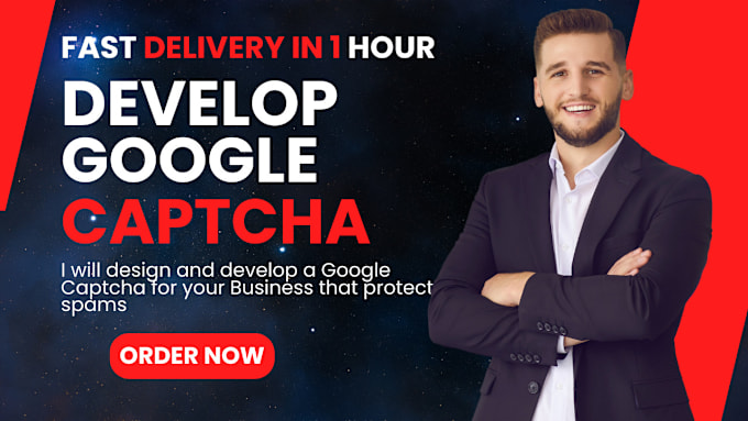 Gig Preview - Develop a google recaptcha, captcha for your wesite protect from spams