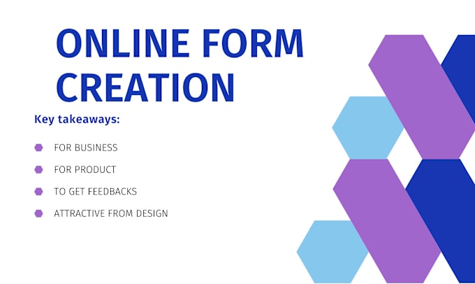 Gig Preview - Design an outstanding form for your online survey