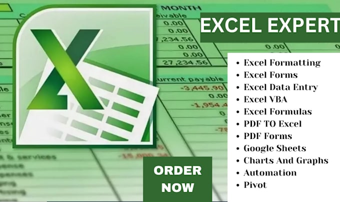 Gig Preview - Create custom excel vba macros , googlesheet, formula  dashboard, template