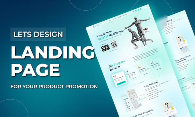 Gig Preview - Create stunning landing page or homepage within a day