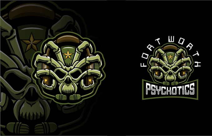 Gig Preview - Do custom initial esports gaming twitch logo and professional