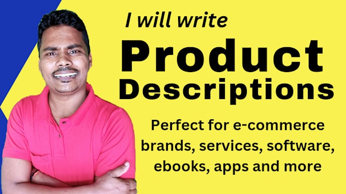 Gig Preview - Write product descriptions that will boost your sales