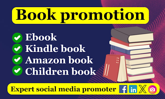 Gig Preview - Do amazon book promotion children book christian book ebook marketing