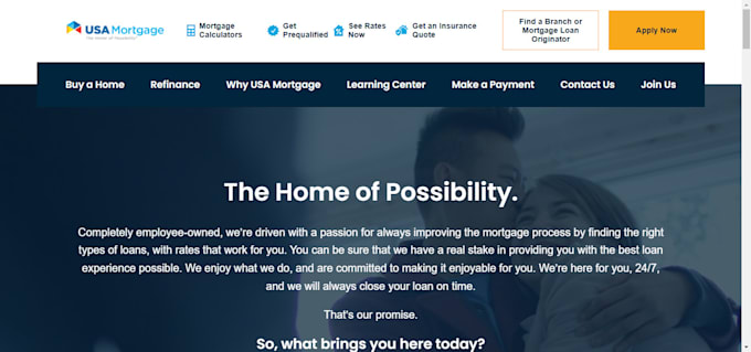 Gig Preview - Design responsive mortgage website mortgage landing page to generate leads