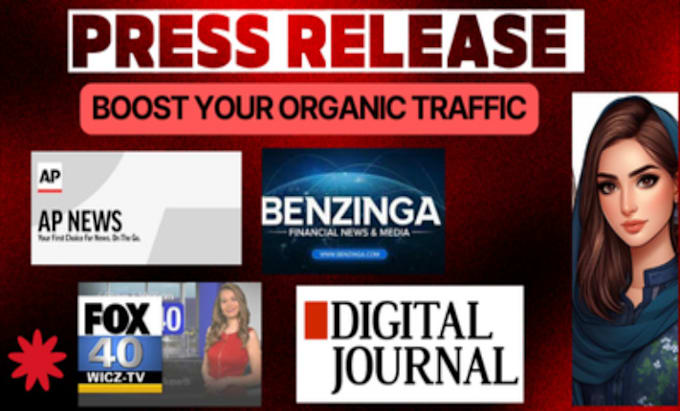 Gig Preview - Do premium press release on high da sites to boost traffic