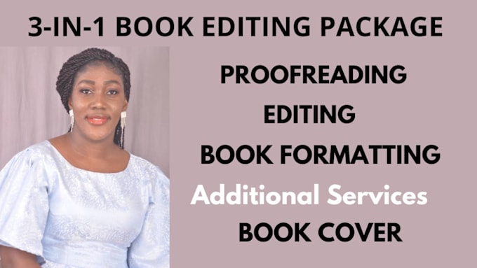 Gig Preview - Proofread, format, and edit your ebook for amazon kindle