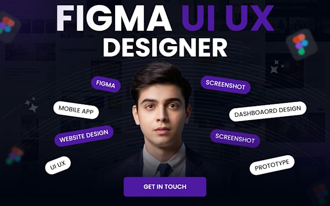 Gig Preview - Design wireframe, figma design website ui ux, app design