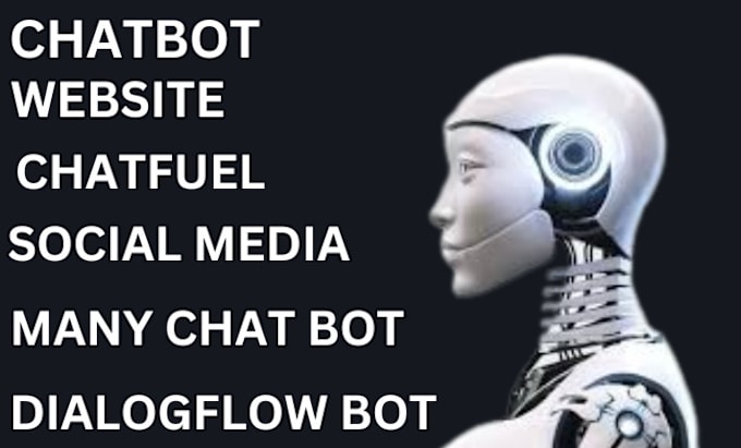 Gig Preview - Do chatbot for social media website using manychat chatfuel dialogflow bot press