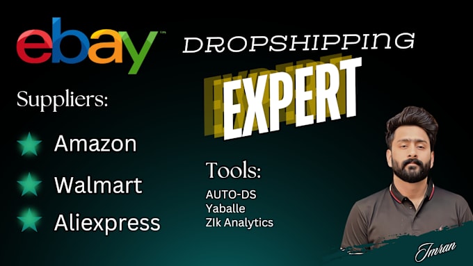 Gig Preview - Do amazon to ebay dropshipping and SEO listing optimization