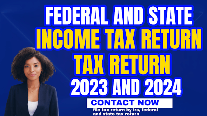 Gig Preview - File income tax return, federal or state tax return